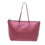 FENDI Tote Bag PVC Leather Pinkbs10480
