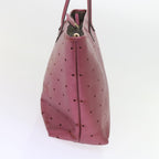 FENDI Tote Bag PVC Leather Pinkbs10480