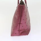 FENDI Tote Bag PVC Leather Pinkbs10480