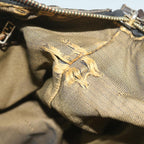 FENDI Zucca Canvas Hand Bag Black Brownbs10526