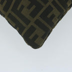 FENDI Zucca Canvas Shoulder Bag Black Brown 2119 26715 008bs10539