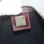 FENDI Zucca Canvas Shoulder Bag Black Brown 2119 26715 008bs10539