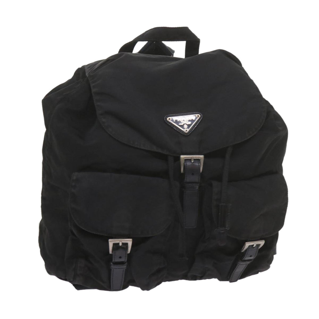 PRADA Backpack Nylon Black  bs10604