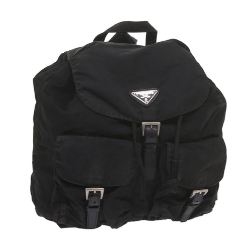 PRADA Backpack Nylon Black  bs10604