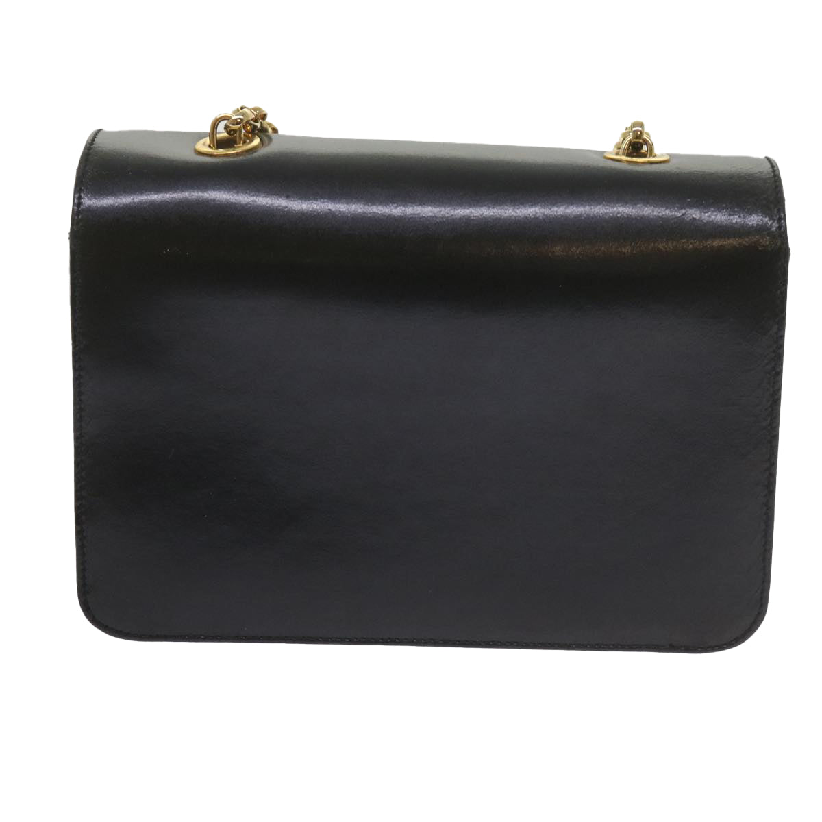 Chloe Chain Shoulder Bag Leather Black bs10630