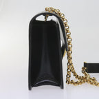 Chloe Chain Shoulder Bag Leather Black bs10630