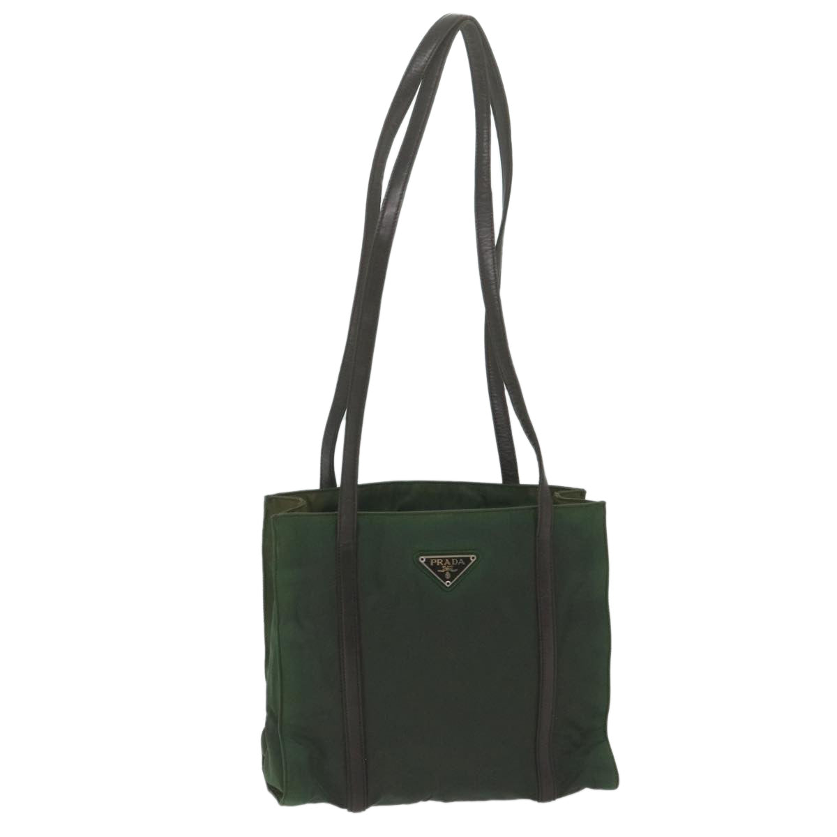 PRADA Shoulder Bag Nylon Green  bs10689