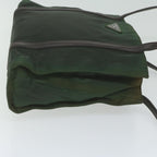 PRADA Shoulder Bag Nylon Green  bs10689
