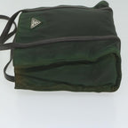 PRADA Shoulder Bag Nylon Green  bs10689