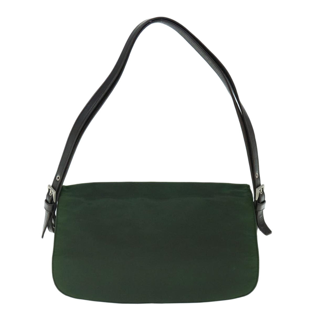PRADA Shoulder Bag Nylon Green  bs10692