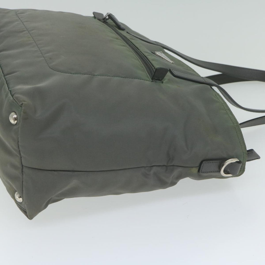 PRADA Tote Bag Nylon 2way Gray  bs10723