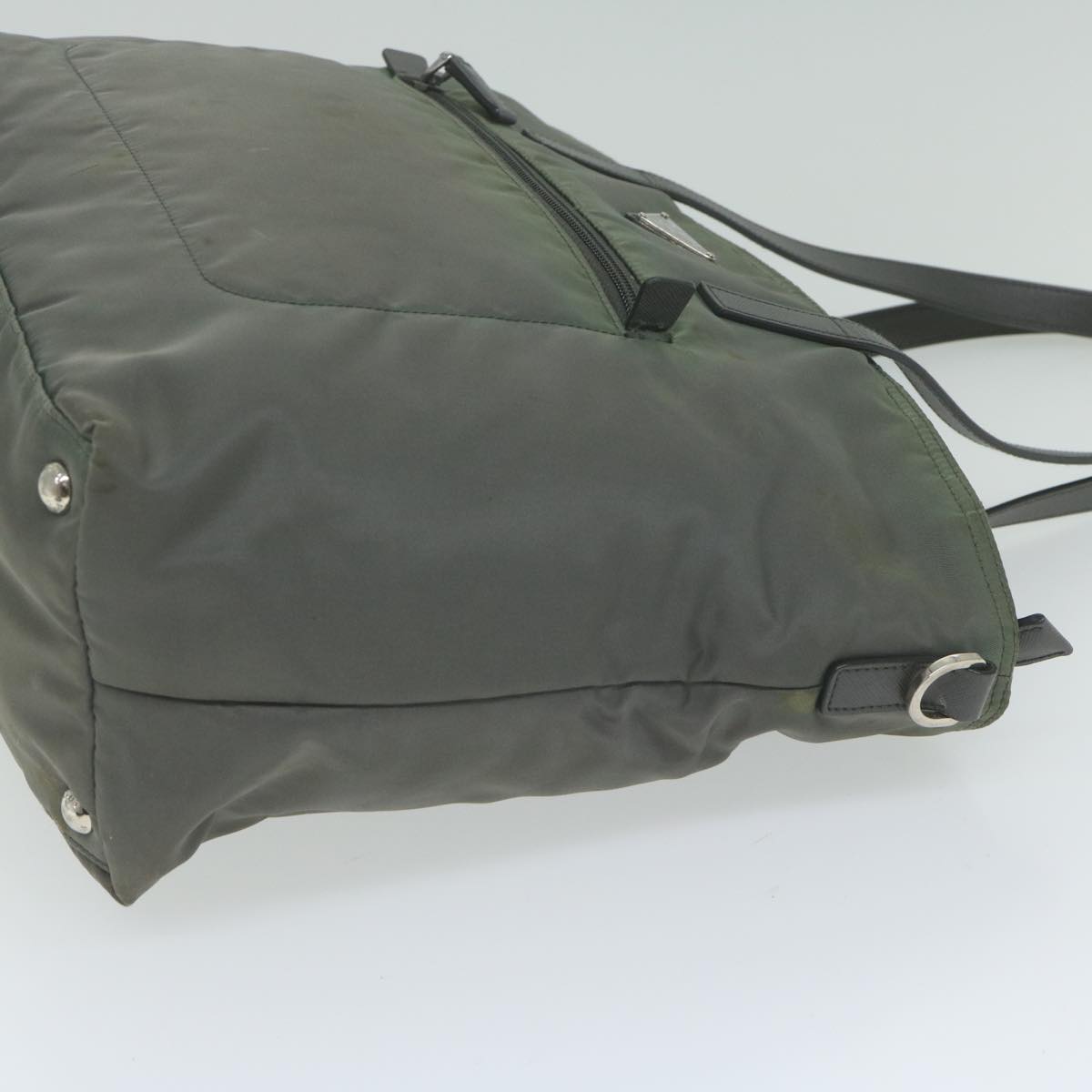 PRADA Tote Bag Nylon 2way Gray  bs10723