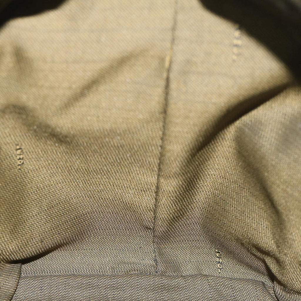 FENDI Zucca Canvas Hand Bag Black Brownbs10753