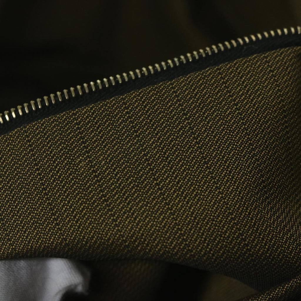 FENDI Zucca Canvas Hand Bag Black Brownbs10753