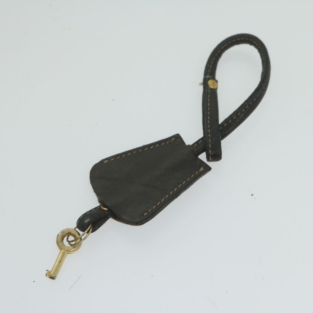 FENDI Zucca Canvas Hand Bag Black Brownbs10753