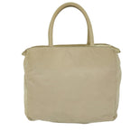 PRADA Hand Bag Nylon Beige  bs10756