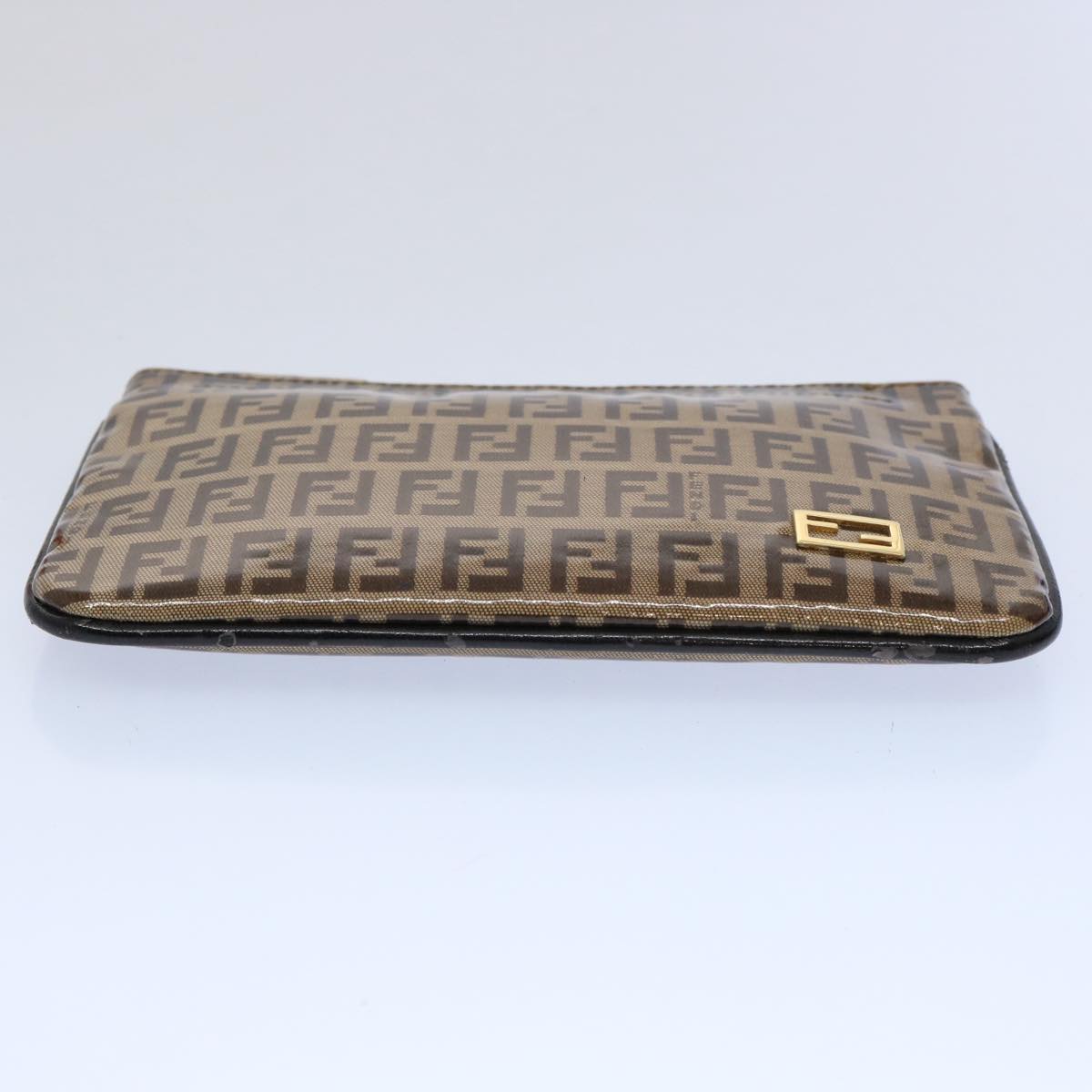 FENDI Zucchino Canvas Pouch Brownbs10758