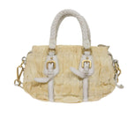 PRADA Hand Bag Nylon 2way White  bs10794
