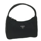 PRADA Hand Bag Nylon Black  bs10797