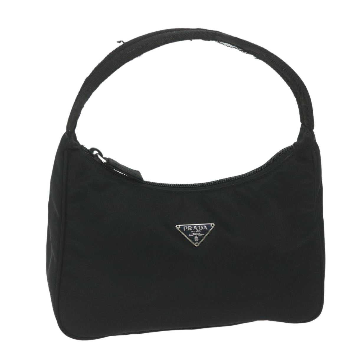 PRADA Hand Bag Nylon Black  bs10797