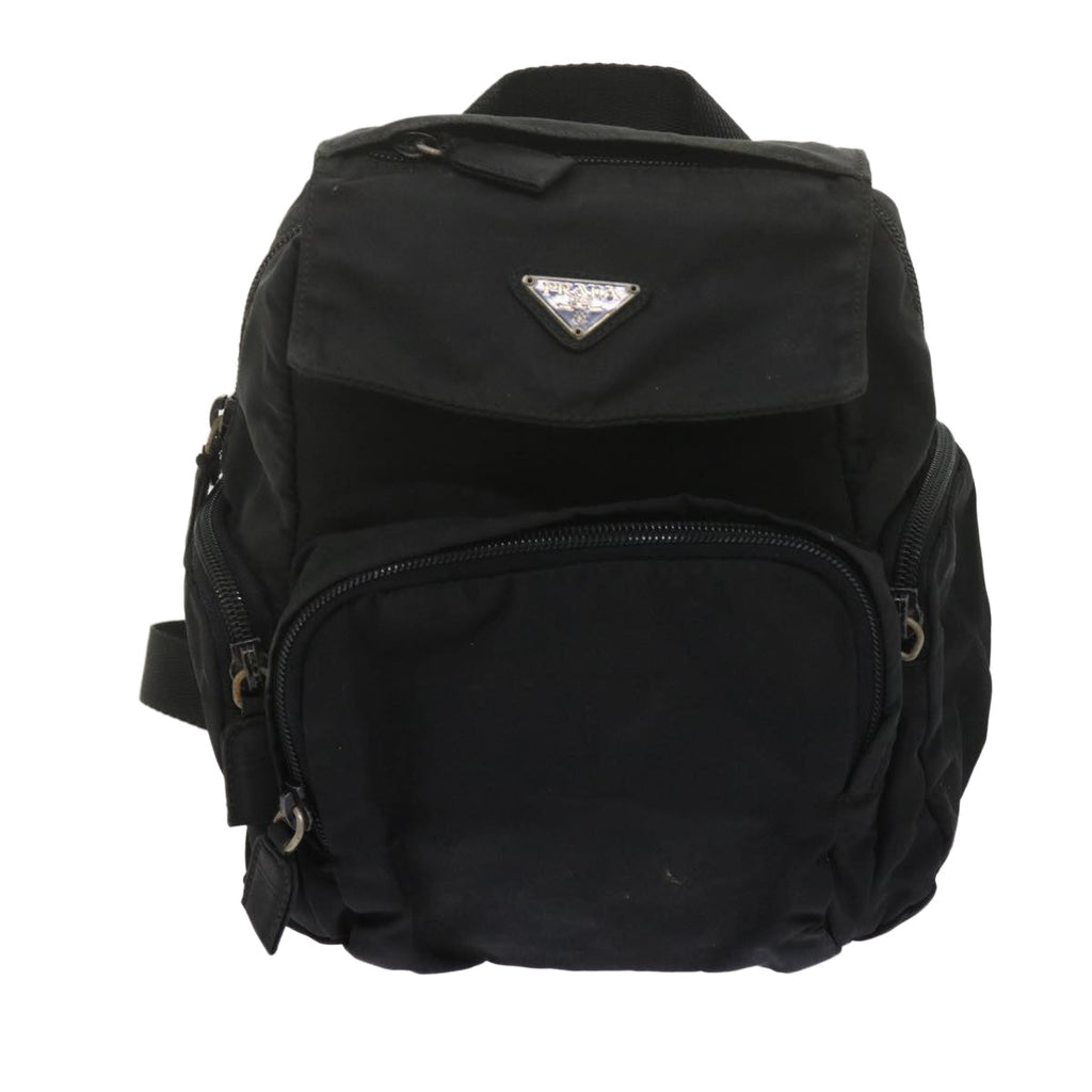 PRADA Backpack Nylon Black  bs10811