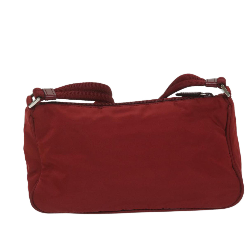 PRADA Shoulder Bag Nylon Red  bs10816