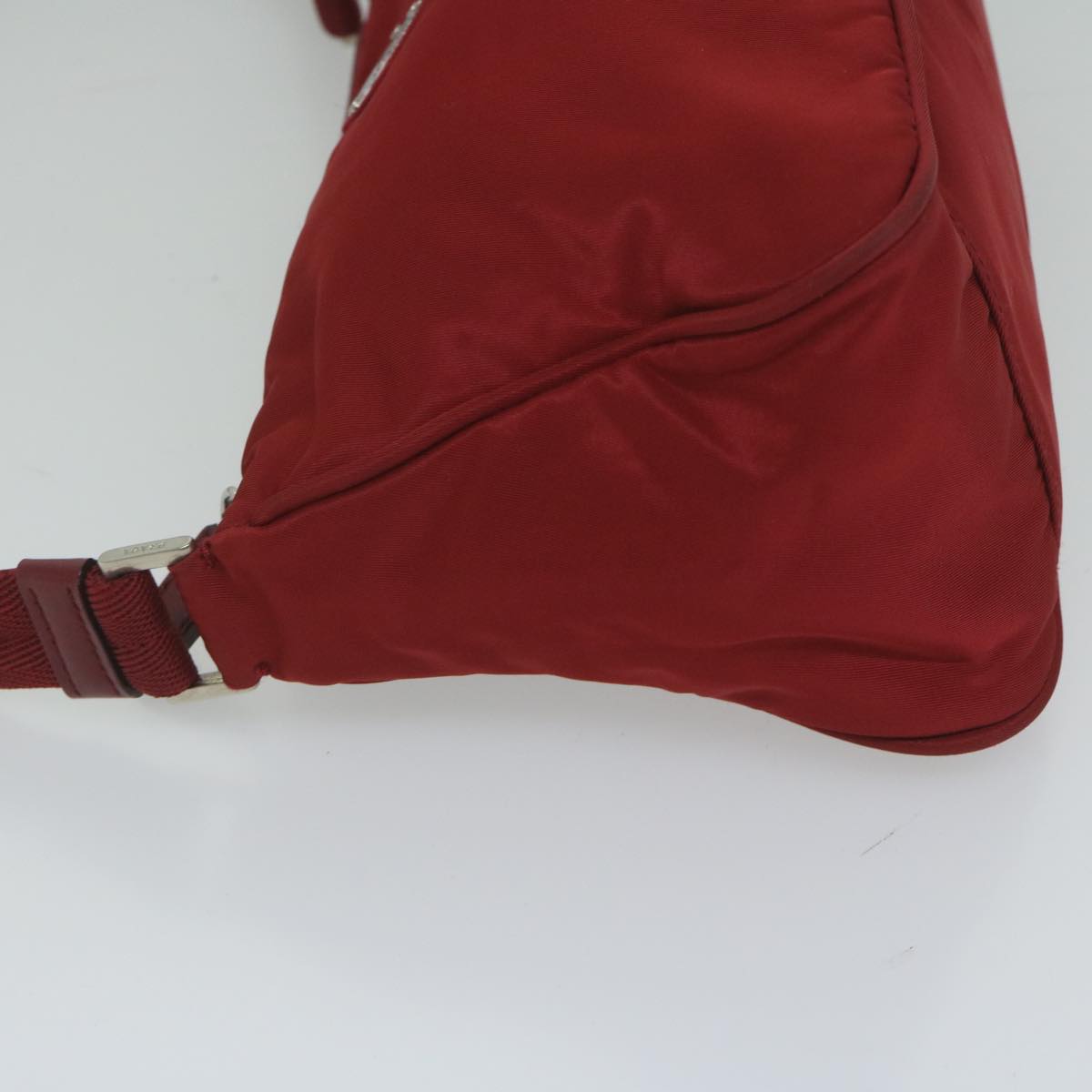 PRADA Shoulder Bag Nylon Red  bs10816