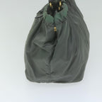 PRADA Hand Bag Nylon Gray  bs10846