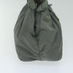 PRADA Hand Bag Nylon Gray  bs10846