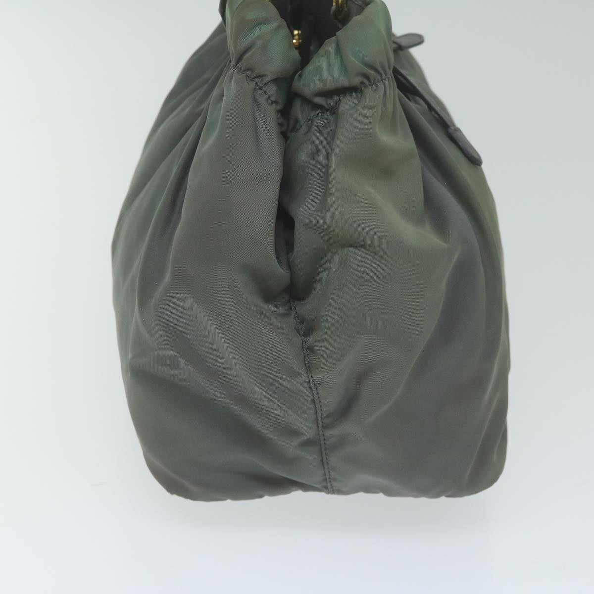 PRADA Hand Bag Nylon Gray  bs10846