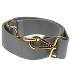 PRADA Adjustable Shoulder Strap Canvas 24""-42.5"" Gray  bs10880
