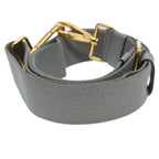PRADA Adjustable Shoulder Strap Canvas 24""-42.5"" Gray  bs10880