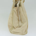 PRADA Hand Bag Nylon Beige  bs10883