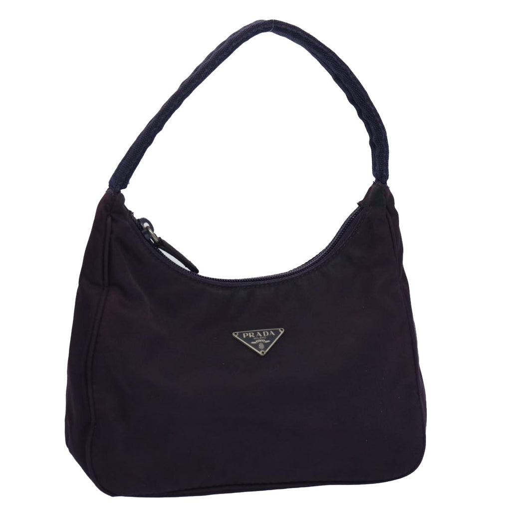 PRADA Hand Bag Nylon Purple  bs10886