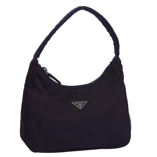 PRADA Hand Bag Nylon Purple  bs10886