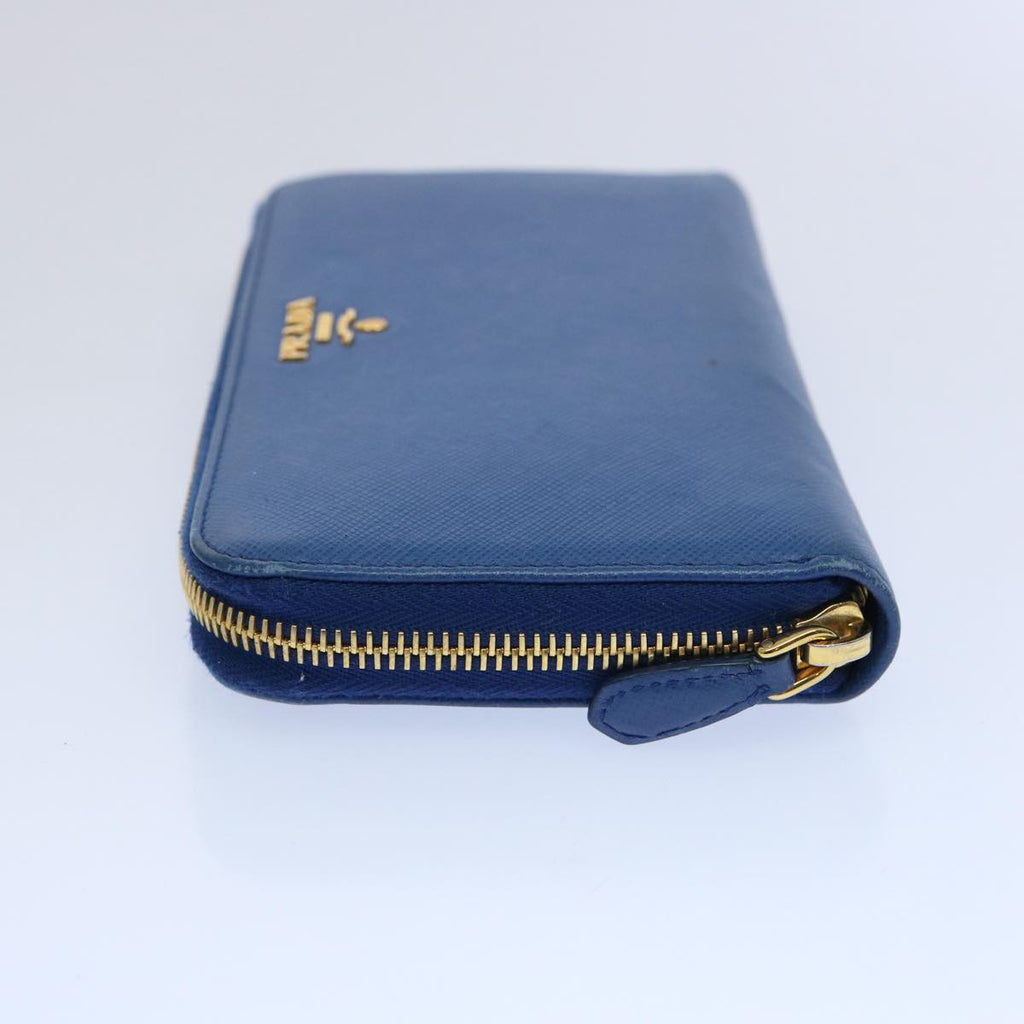 PRADA Long Wallet Safiano leather Blue  bs10894