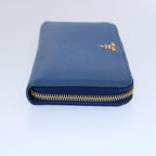 PRADA Long Wallet Safiano leather Blue  bs10894