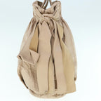 PRADA Hand Bag Leather 2way Beige  bs10932