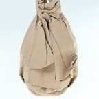 PRADA Hand Bag Leather 2way Beige  bs10932