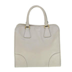 PRADA Hand Bag Safiano leather Beige  bs10954