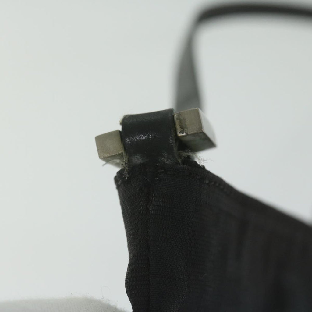 FENDI Zucca Canvas Shoulder Bag Blackbs10962