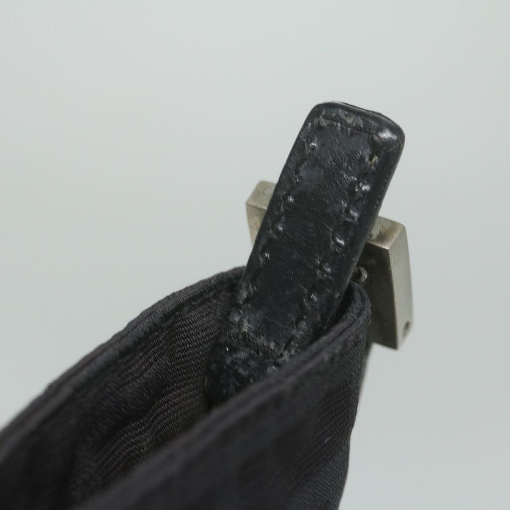 FENDI Zucca Canvas Shoulder Bag Blackbs10962