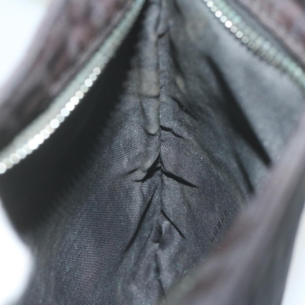 FENDI Zucca Canvas Shoulder Bag Blackbs10962