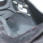 FENDI Zucca Canvas Shoulder Bag Blackbs10962