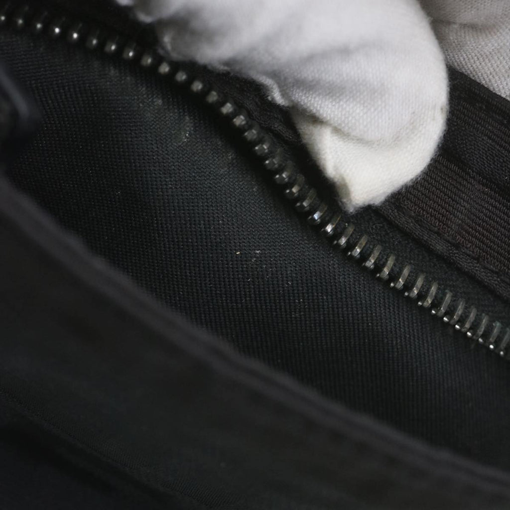 FENDI Zucca Canvas Shoulder Bag Blackbs10962