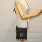 FENDI Zucca Canvas Shoulder Bag Blackbs10962