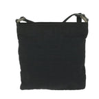 FENDI Zucca Canvas Shoulder Bag Blackbs10962