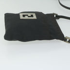 FENDI Zucca Canvas Shoulder Bag Blackbs10962