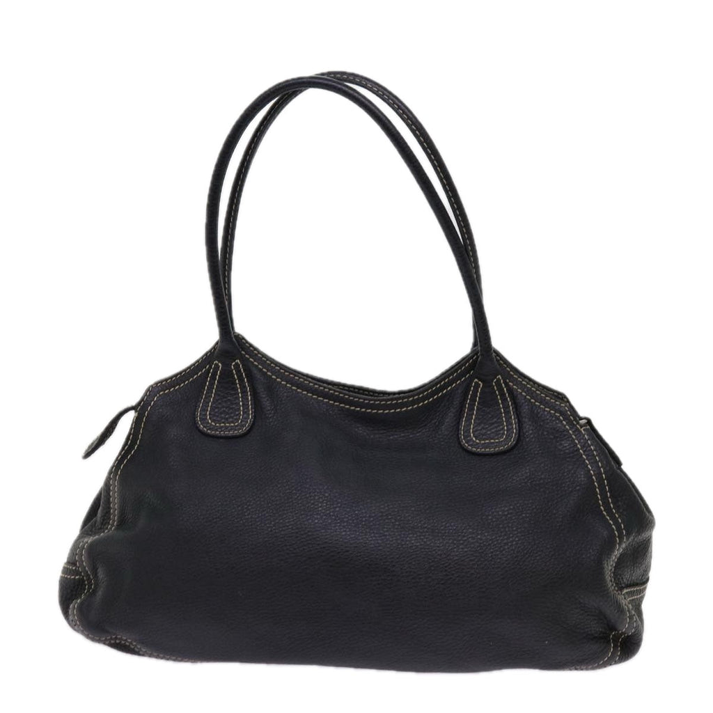 PRADA Shoulder Bag Leather Black  bs10964