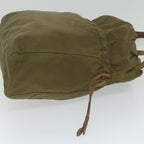 PRADA Shoulder Bag Nylon Khaki  bs10966